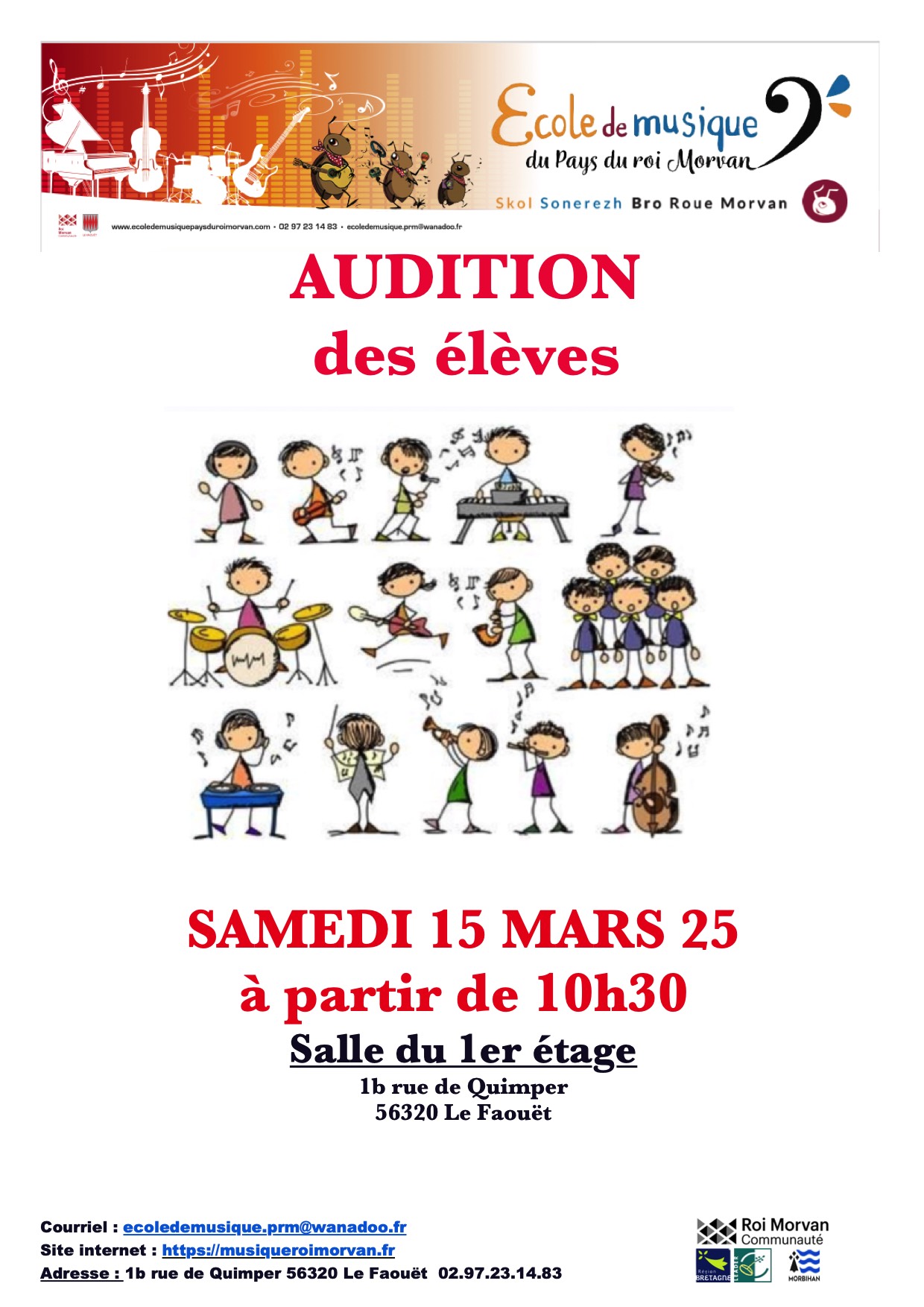 Audition des élèves