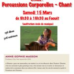 Stage de Percussions Corporelles et Chant